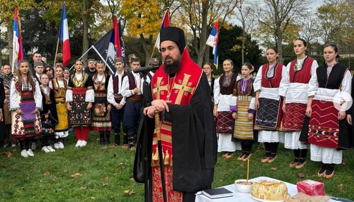 Парастос на српском гробљу у Паризу. Фото: СПЦ