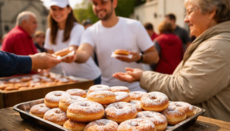 „Крофне из блока“ на Врбицу окупиле добротворе у портама храмова у Србији