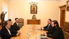 Представници научних кругова СПЦ се састали са Митрополитом волоколамским Антонијем