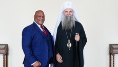Патријарх Порфирије се састао Марком Бернсом, саветником председника САД