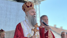 Свет нас неће прихватити јер се не одричемо Христа – патријарх у Братунцу