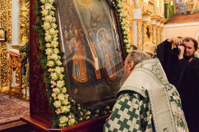 Synaxis of the Venerable Fathers of the Kiev Far Caves celebrated at Kiev-Pechersk Lavra