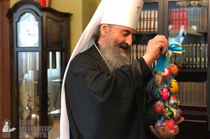 His Beatitude Onuphry meets with children from the war-hit school (PHOTO, VIDEO)