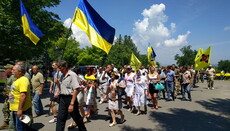 In Belgorod-Dnestrovsky radicals urge to allocate the land to non-existing community of the UOC-KP