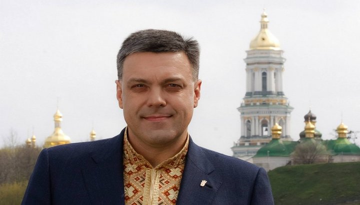 Leader of the nationalist movement, chairman of the party VO Svoboda Oleg Tiagnibok