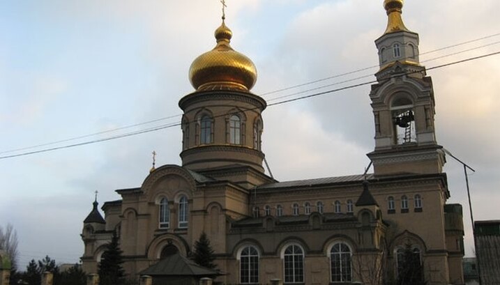 The Holy Protection temple in Staromikhailovka town