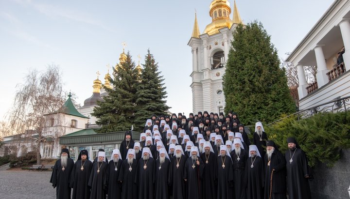 Participants of the UOC Council of Bishops on 13 November 2018