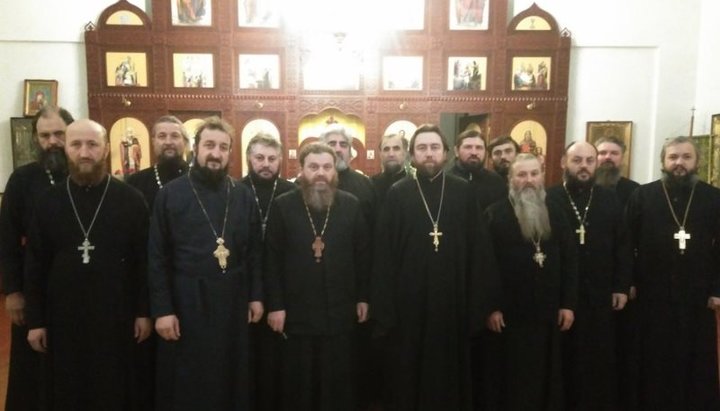 A meeting of one of the deaneries of the Nezhin eparchy