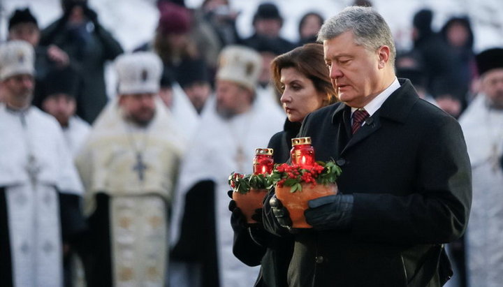 President Poroshenko at the event dedicated to the 85th anniversary of the Holodomor