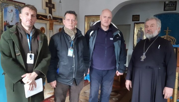 Representatives of the OSCE and the Ascension diocese discussed the circumstances of the arson of the UOC temple in Domanevka district