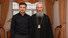 Vladimir Zelensky meets with His Beatitude Onuphry