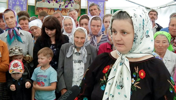 Natalia Gnatishin, spouse of the rector of the church of the Nativity of the Most Holy Theotokos. Photo: UOJ