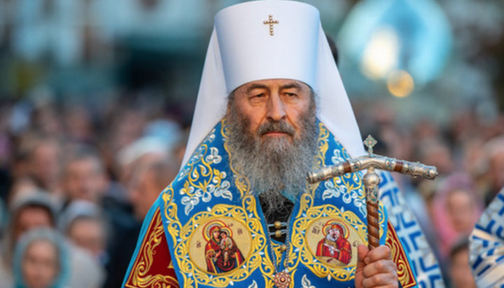 Primate of the Ukrainian Orthodox Church His Beatitude Metropolitan Onuphry. Photo: facebook.com/church.information.center