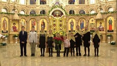 Children from Rovno Eparchy recorded a video congratulation for UOC Primate