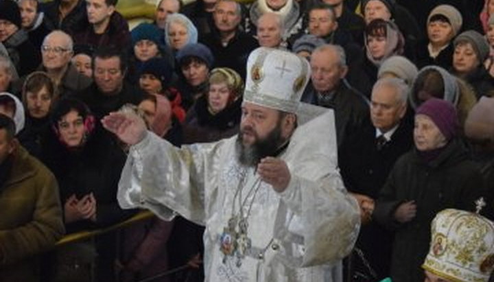 The representative of the OCU "Metropolitan" Mikhail Zinkevich of Lutsk and Volyn. A photo: volynpost.com