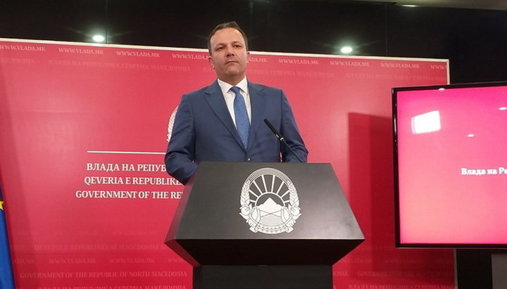 Prime Minister of Northern Macedonia Oliver Spasovski. Photo: romfea.gr