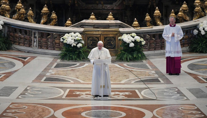 Urbi et Orbi, Pope Francis, April 12, 2020 Photo: Vatican Media