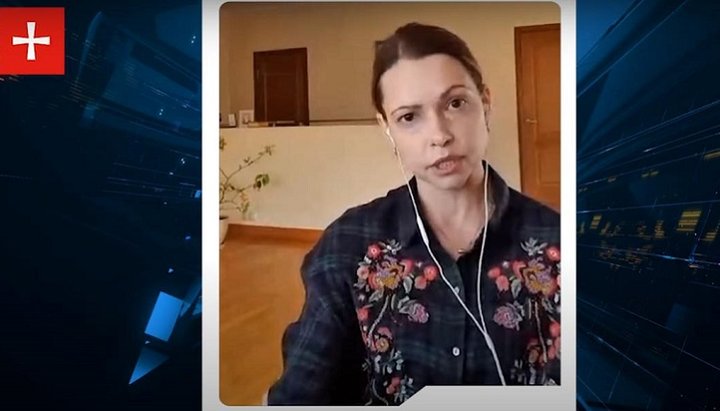 Lawyer Lesia Alexandridi. Photo: screenshot of the video from the YouTube channel "1Kozak"