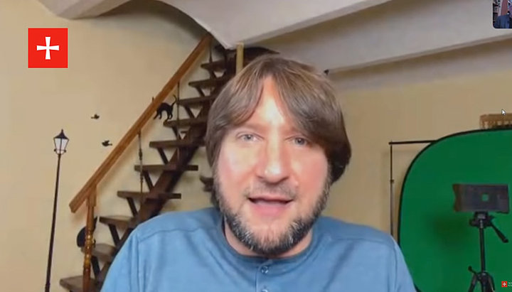 Director, journalist and publicist Yuri Molchanov. Photo: a video screenshot from the “1Kozak” YouTube channel