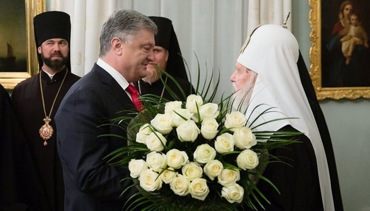 Petro Poroshenko and Filaret Denisenko. Photo: RIA Novosti