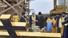 UOC parish in Bashuky builds a temple in place of the one seized by UOC-KP