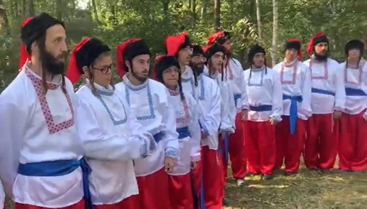 Hasidim on the Belarusian-Ukrainian border. Photo: kp.ua