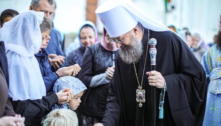 Metropolitan Anthony at the Sviatogorsk Lavra. Photo: facebook.com/Metropolitan Anthony