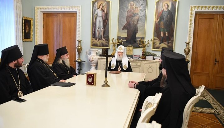 "Bishops' Council" of the UOC-KP. Photo: Filaret Denisenko's Facebook page