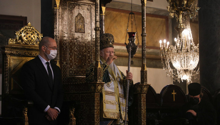 Prime Minister of Ukraine Denis Shmyhal and Patriarch Bartholomew in Phanar. Photo: Press Service of the Cabinet of Ministers