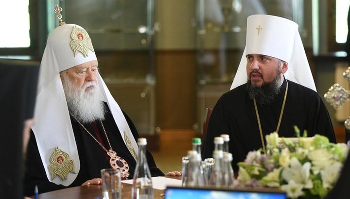 Filaret Denisenko and Epiphany Dumenko. Photo: 24.ua