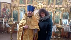 Net: OCU cleric posts photo in vestment stolen from Mykhailivtsi church