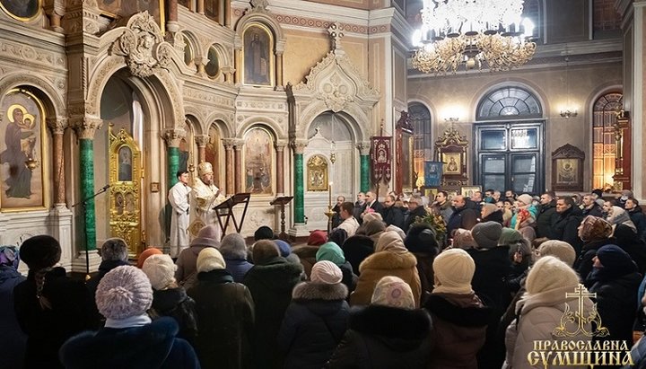 A parish meeting of the Cathedral in Sumy. Photo: portal-pravoslavie.sumy.ua