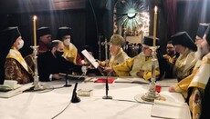 Zoria takes part in consecration of a new bishop at Phanar