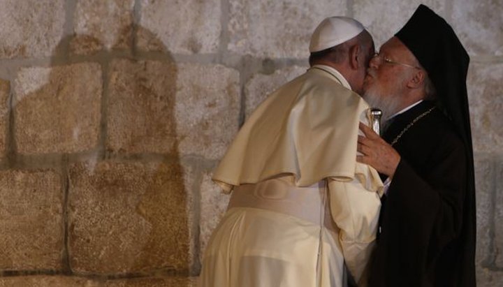 Pope Francis and Patriarch Bartholomew. Photo: day.kyiv.ua