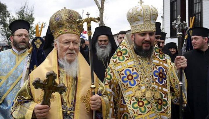 The head of Phanar and Epiphany Dumenko. Photo: day.kyiv.ua