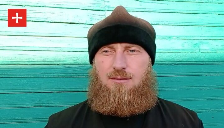 Archpriest Sergiy Vasilchenko, rector of the seized church in Pryputni. Photo: Youtube video screenshot