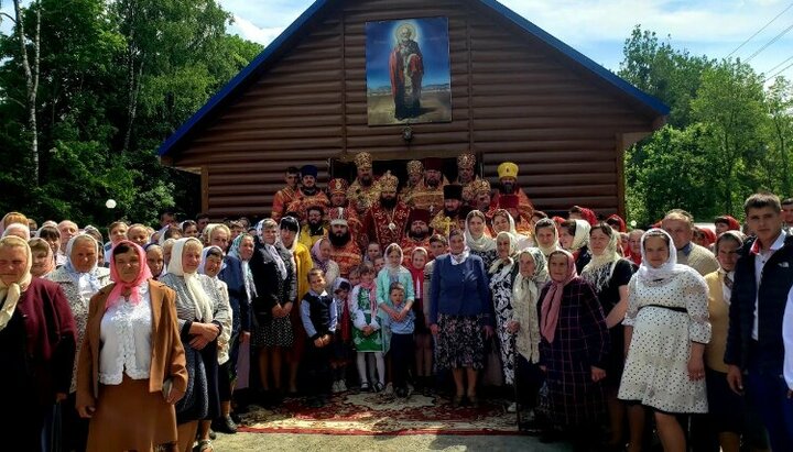 Consecration of the temple in vlg Pivche. Photo: UOJ