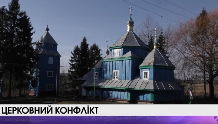 St. Nicholas Church, Borochiche. Photo: a screen of 12 channel