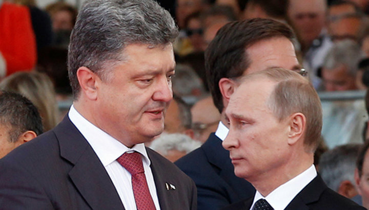 Petro Poroshenko and Vladimir Putin. Photo: Pravda