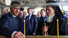 Zelensky to Pat. Bartholomew: Aggressor uses religion as a hybrid weapon