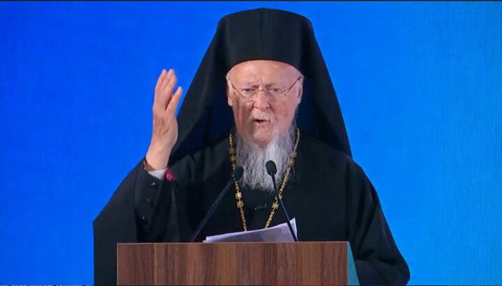 Patriarch Bartholomew at the 