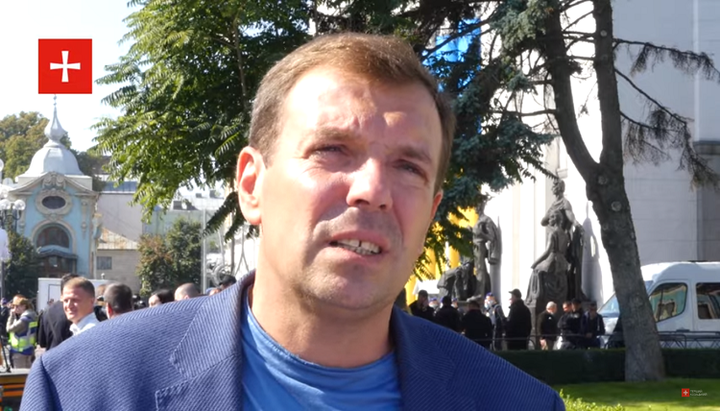 Deputy of the Verkhovna Rada Nikolai Skorik. Photo: screenshot of the video of the First Cossack youtube channel.