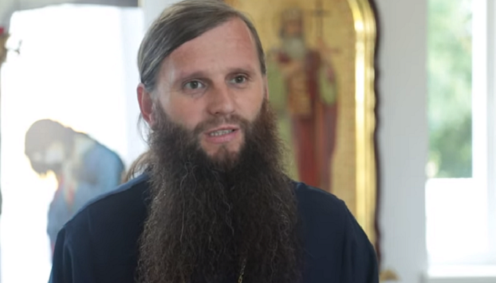 Rector of the Panteleimon parish of the UOC in Katerynivka, Ternopil region, Archpriest Sergiy Gladun. Photo: a video screenshot from the UOJ Youtube channel