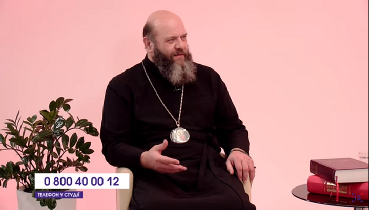 The head of the Volyn and Lutsk dioceses of the OCU Mikhail Zinkevich. Photo: screenshot of the video of the youtube channel 