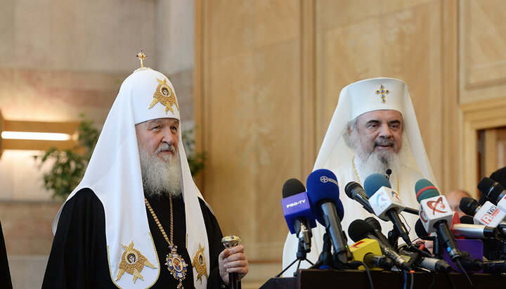 Romanian Patriarch wishes the ROC Primate many years of ministry