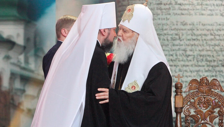 Epifaniy Dumenko and Filaret Denisenko. Photo: pravda.com.ua