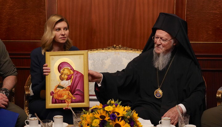 Olena Zelenska meets with Patriarch Bartholomew in Phanar