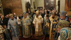 Metropolitan Clement concelebrates wih Polish hierarchs at Lublin Cathedral