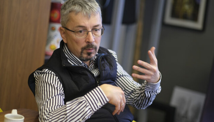 Oleksandr Tkachenko, Minister of Culture of Ukraine. Photo: Telegram channel "1 Kozaktv".