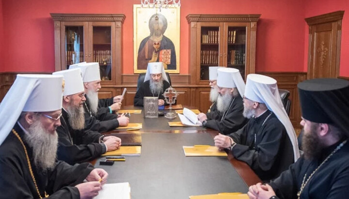 The meeting of the Holy Synod of the UOC. Photo: news.church.ua